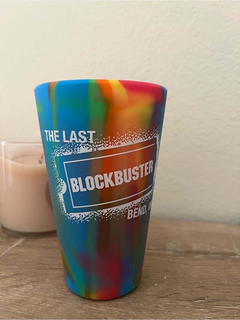 The Last Blockbuster Rainbow Silicone Cup